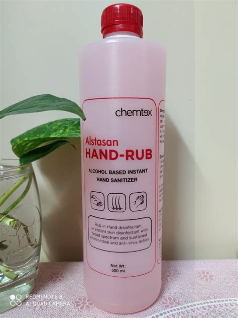 Alcohol Based Hand Rub Ml S S Safety Care