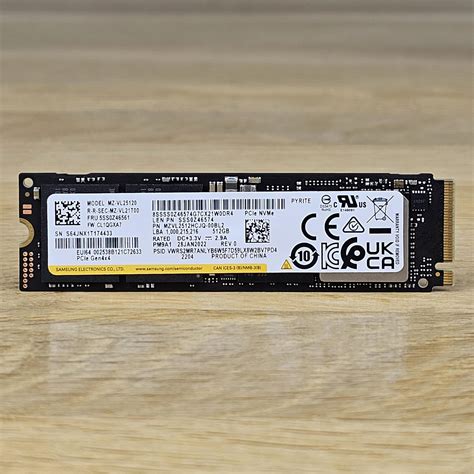 SSD диск Samsung PM9A1 V NAND TLC 512GB M 2 NVMe PCIe 4 0x4 MZ VL25120