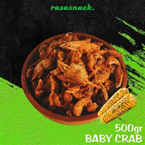 Jual BABY CRAB 500 GRAM DAUN JERUK SEAFOOD SNACK CRISPY CRAB HALAL