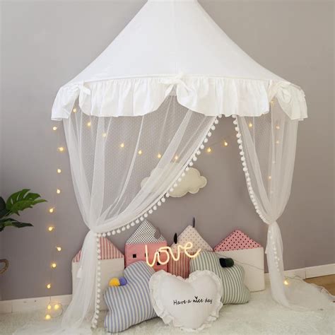 KIDS TEEPEE TENTS CANOPY – Luxury ♠ Stylish Crib Tent, Canopy Over Bed ...