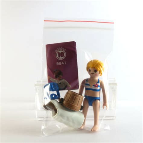 Playmobil Sauna Lady On Bikini And Towel Spa Figure Mystery Series 10