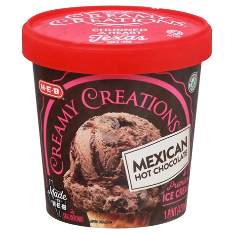H E B Creamy Creations Mexican Hot Chocolate Ice Cream Shop Ice Cream At H E B