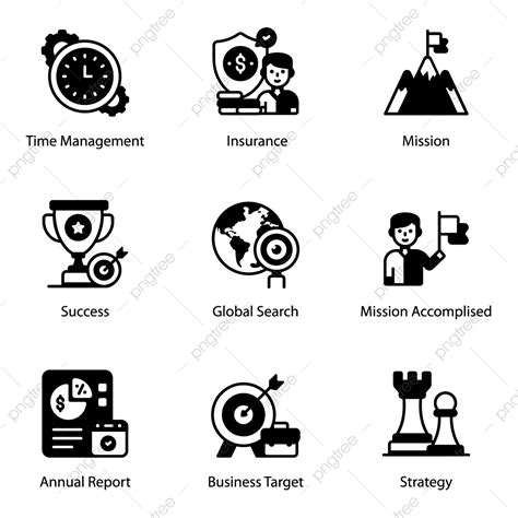 Modern Style Vector Hd Images Business Icons In Modern Filled Style