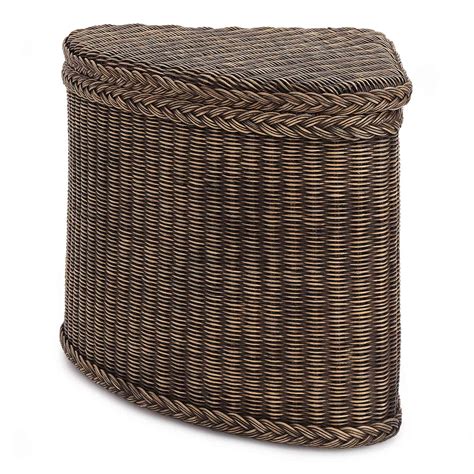 Java Laundry Basket Dark Brown 100 Rattan Urbanara