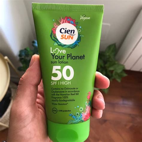 Cien Love Your Planet Sun Lotion Review Abillion