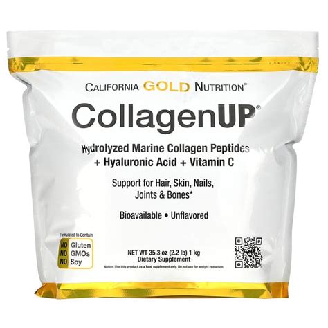 California Gold Nutrition, CollagenUP, Peptides de collagène marin ...