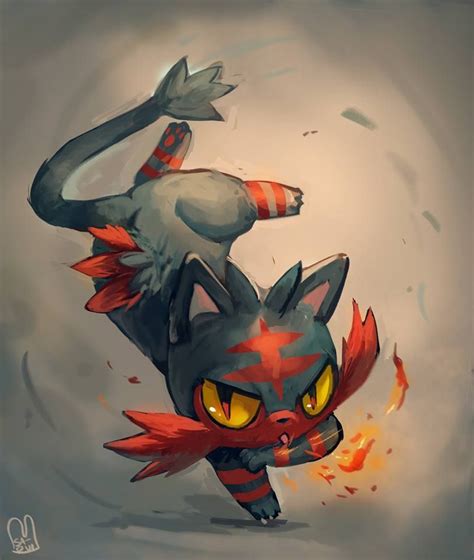 Pokemon Litten The New Fire Starter In Pokemon Sun And Moon Pokemon