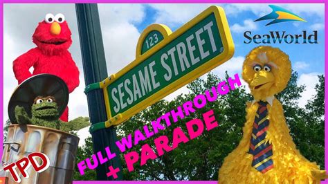 Sesame Street Full Walkthrough Parade SeaWorld Orlando YouTube