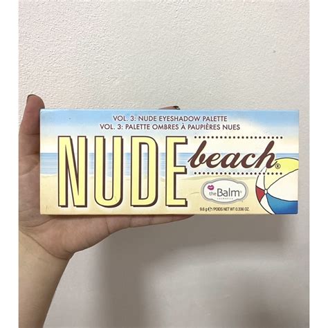 Paleta The Balm Original Nude Beach Shopee Brasil
