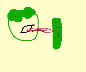 Rango drinking cactus juice for the first time - Drawception