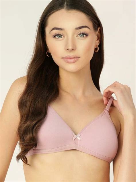 Buy True Spirit Pink Cotton Everyday Heavily Padded Bra Online At Best