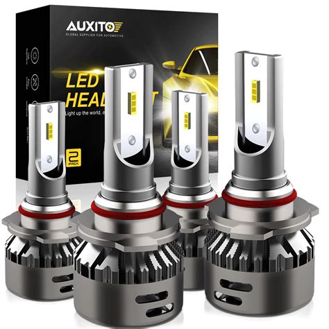 X Auxito Led Headlight Bulbs High Low Beam Kit K White