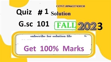 Gsc Quiz Solution Fall G Sc Quiz Solution Fall Gsc