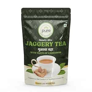 Pure By Nature Jaggery Cardamom Tea Ready Mix Gm Amazon In