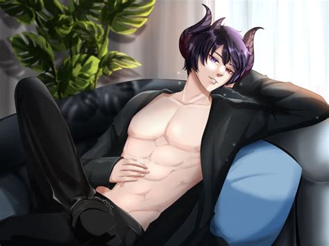 Rule 34 Abs Bedroom Eyes Black Hair Black Suit Business Attire Business Man Business Suit