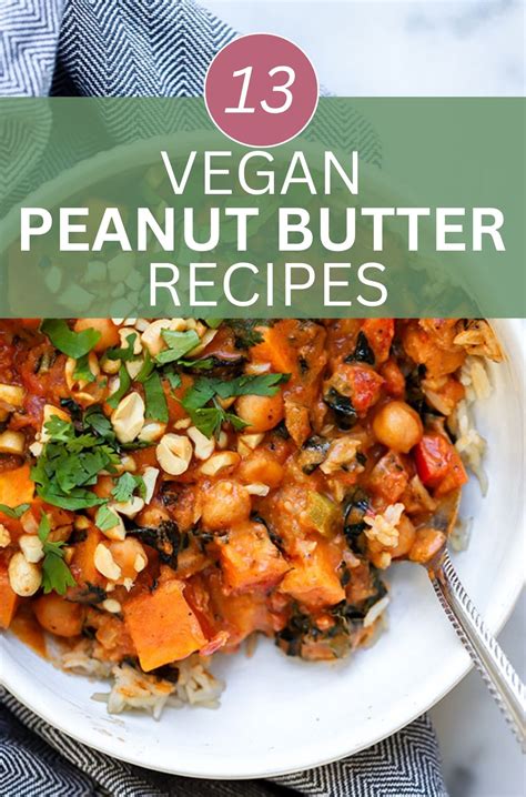 13+ Healthy Vegan Peanut Butter Recipes | Dietitian Debbie Dishes