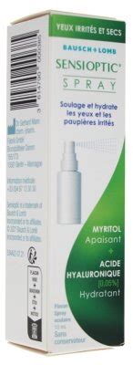 Sensioptic Spray Lubrification Des Yeux Et Des Paupi Res Ml