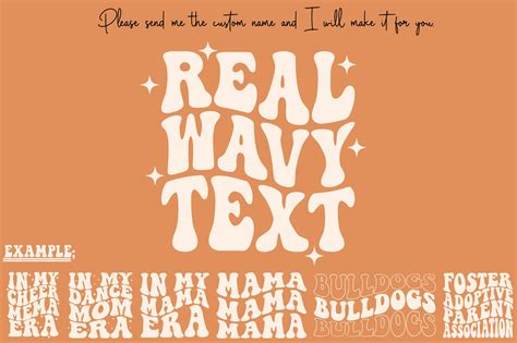 Real Wavy Text Svg Custom Wavy Letters Svg Custom Wavy Font Svg