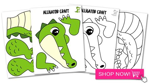 Alligator Puppet Craft