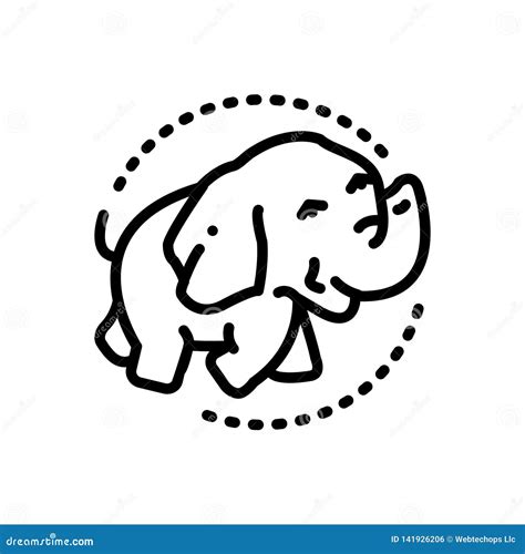 Black Line Icon for Hadoop, Concept and Networking Stock Vector - Illustration of hadoop, shape ...