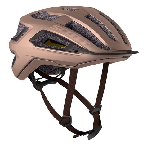 Scott Arx Plus Mips Rennrad Fahrrad Helm Bronzefarben Von Top