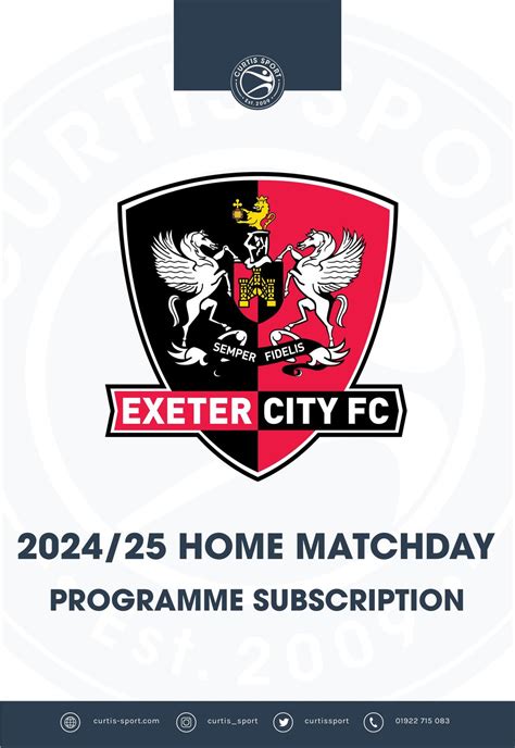 Exeter City 2024/25 Home Subscription