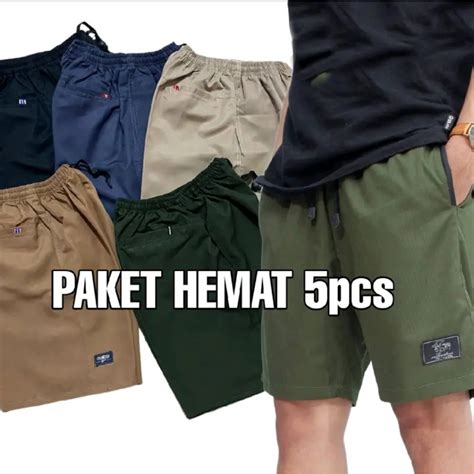 Jual 5 Pcs Celana Pendek Pria Boardshort Distro Celana Pendek Pria