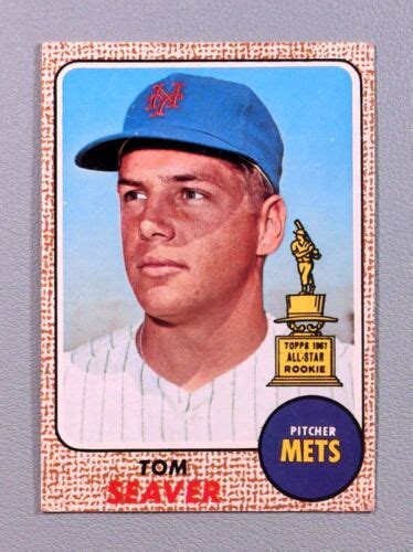 1968 Topps Baseball Card 45 Tom Seaver New York Mets EBay