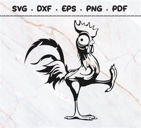 Chicken Hei Hei Svg Dxf Eps Png Pdf Clip Art For Cricut Etsy