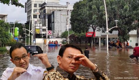 Membandingkan Cara Ahok Dan Anies Baswedan Antisipasi Banjir Jakarta