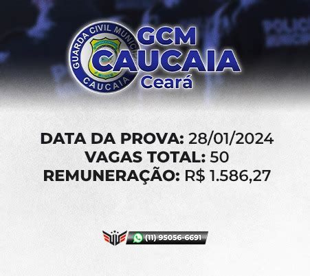 COMO FUNCIONA O CONCURSO PARA GCM DE CAUCAIA CE Loja Virtual