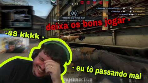 Melhores Momentos Gaules Jogando Lobby De Cs As Mulas Youtube