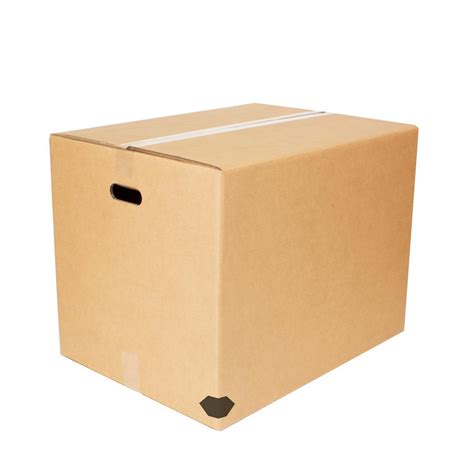 The Home Depot 18 In L X 18 In W X 24 In D Large Heavy Duty Moving Box With Handles Hdlgmvbox