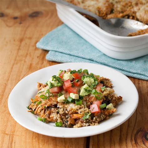 Quinoa Chicken Enchilada Casserole Recipe EatingWell