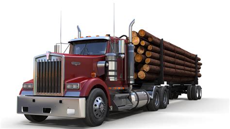 Kenworth Log Truck 3D Model By Veaceslav Condraciuc