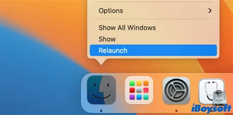 how to relaunch finder
