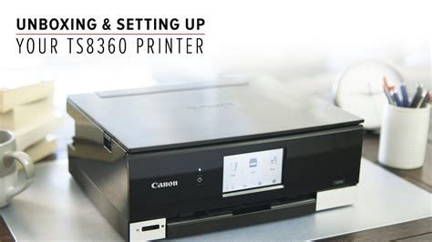 How To Unbox And Set Up The Canon Pixma Home Ts Printer Youtube