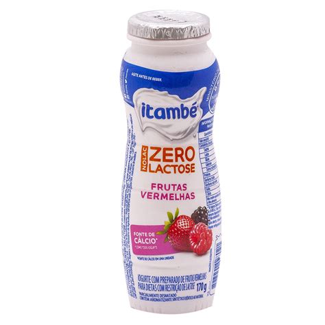 Iogurte Itamb Nolac Zero Lactose Frutas Vermelhas G Frios