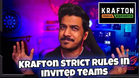 Krafton Officials Strict Rules In Invited Teams In BMPS YouTube