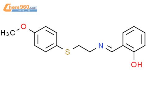 59409 19 7 Phenol 2 2 4 methoxyphenyl thio ethyl imino methyl 化学