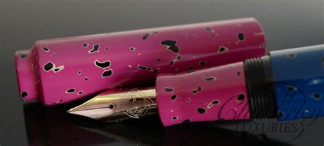 Ap Limited Editions Prototype Urushi Unique Piece Pink Blue Fountain Pen