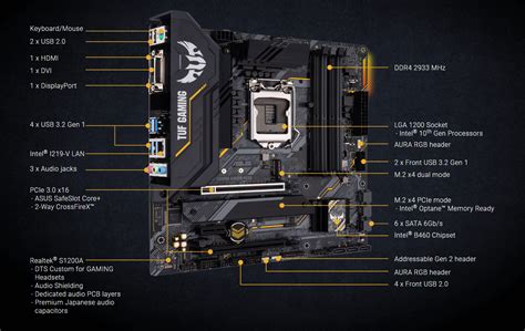 Mainboard Asus Tuf Gaming B460m Plus Giá SỐc Ưu Đãi KhỦng