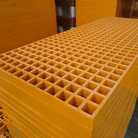 FRP GRP Molded Grating For Walkway China Fiberglass Molded Grating