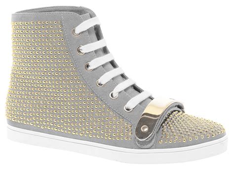 Shoe Of The Day ASOS Drama Studded High Top Sneaker SHOEOGRAPHY