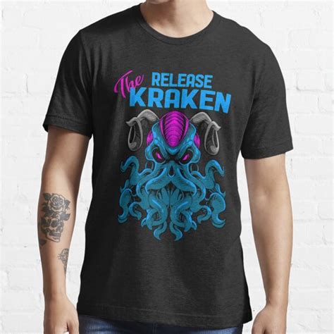 Kraken Sea Monster Vintage Release The Kraken Giant Kraken T Shirt