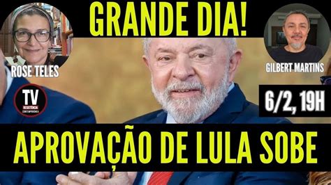 AO VIVO ATLAS APROVAÇÃO DE LULA SOBE LIRA POLÍTICO MENOR