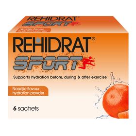 Rehidrat Sport Oral Electrolyte Mixture Naartjie 14g x 6 sachets | Shop Today. Get it Tomorrow ...