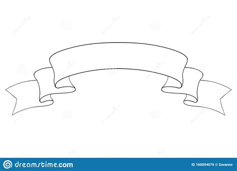 Voluta De La Cinta Icono Del Esquema Ilustración del Vector