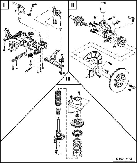 Volkswagen Tiguan Service And Repair Manual Front Suspension Servicing Front Suspension