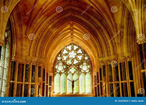 Neo Gothic Church Kylemore Ireland Editorial Stock Photo Image Of